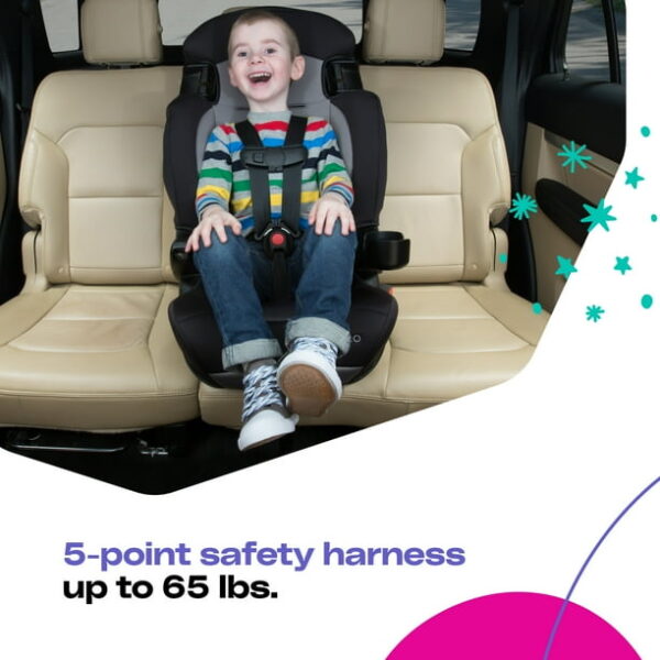 Cosco Kids Finale 2-in-1 Booster Car Seat, Raceway, Toddler, Unisex