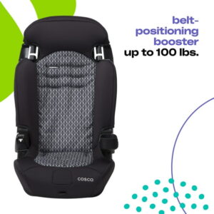 Cosco Kids Finale 2-in-1 Booster Car Seat, Raceway, Toddler, Unisex
