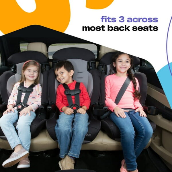 Cosco Kids Finale 2-in-1 Booster Car Seat, Raceway, Toddler, Unisex