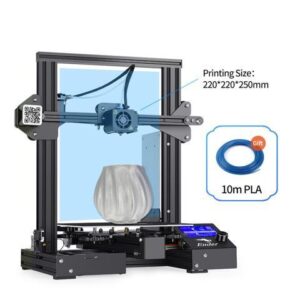 CREALITY 3D Printer Ender-3 DIY Kit 220*220*250mm Printing Size MK-8 Extruder Magnet Build Plate Printing MeanWell Power