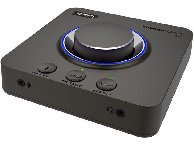Creative Sound Blaster X4 Hi-Res 24bit/192kHz External USB DAC and Amp Sound Card, Super X-Fi, Multi-Channel, 7.1 Discrete Surround, Optical-in,