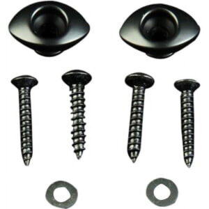 D'Addario Elliptical End Pins, Black