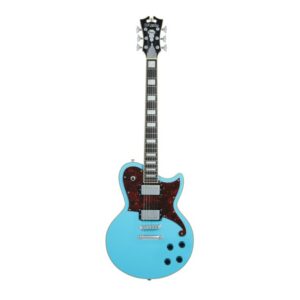 D'Angelico Premier Taz Atlantic Solid-Body Electric Guitar, Sonic Blue