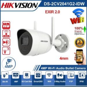 Darkfighter DS-2CV2041G2-IDW 4MP WiFi IP Camera EXIR Mic/Speaker Audio