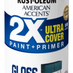 Deep Turquoise, Rust-Oleum American Accents 2X Ultra Cover Gloss Spray Paint- 12 oz