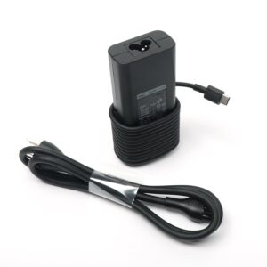 Dell 65W USB C Laptop Charger,Latitude 5500 5501 5510 5511 5520 5521 5530 5531 5540 AC Adapter with 3ft Power Cord, Black, HA65NM190