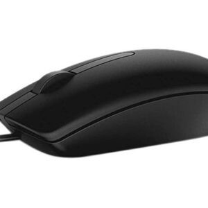 Dell MS116 - Mouse - optical - 3 buttons - wired - USB - black - for Inspiron 24 3459