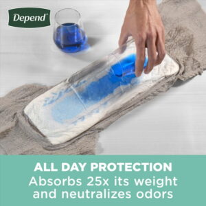 Depend Fresh Protection Incontinence Underwear for Men, Adult Diapers, XL, 26 Count