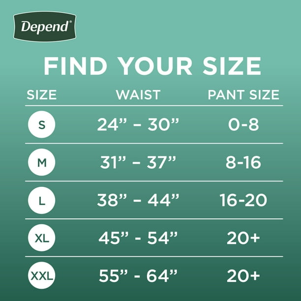Depend Fresh Protection Incontinence Underwear for Women, Adult Diapers, L, 17 Count