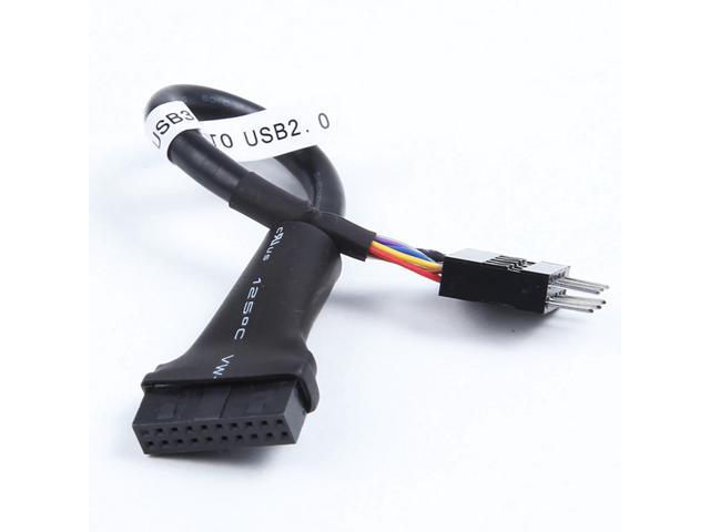 Desktop 19pin USB 3.0 Female header to 9pin USB 2.0 Male port Comversion Cable Motherboard 9 Pin Male to 20 Pin Female adapter