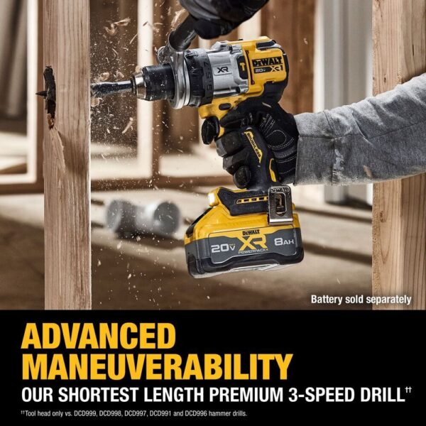 DeWalt DCD1007B 20V MAX XR Hammer Drill - Bare Tool