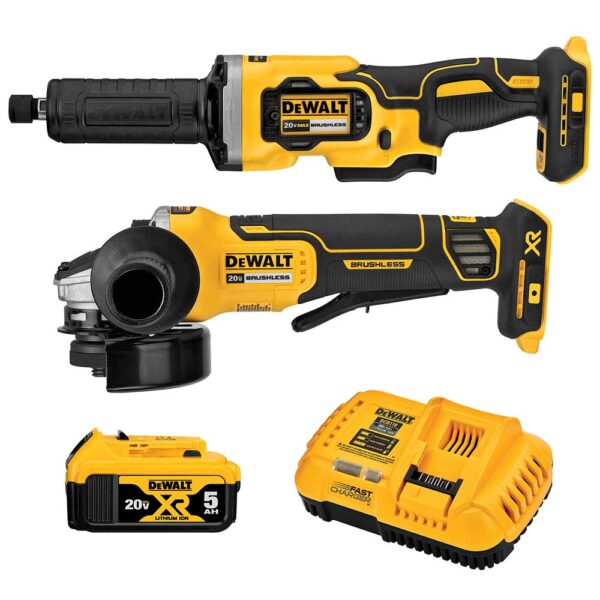 DeWALT DCK203P1 20V MAX XR Grinder/Die Grinder Cordless 2 Tool Combo Kit DeWALT DCK203P1 20V MAX XR Grinder/Die Grinder Cordless 2 Tool Combo Kit