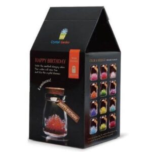 DG1001 - CRYSTAL GARDEN WISH FLOWER ASSORTED COLOR AND MESSAGE