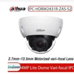 DH 4MP 5X ZOOM Starlight IP Camera IR Dome Audio Alarm IPC-HDBW2431R-ZAS-S2 2.7mm13.5mm Black
