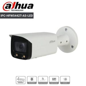 DH 4MP Full-color Starlight IPC-HFW5442T-AS-LED 6mm IP Camera Built-in MIC PoE