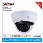 DH Dome IP Camera Security IPC-HDBW2831E-S-S2 8MP IP67 Waterproof IK10 Metal Casing IR 30m POE Camera Starlight SD Card Slot White 3.6mm Lens