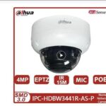 DH IPC-HDBW3441R-AS-P 4MP Wide Angle Fixed Dome WizSense Network Camera IR 15m SD Slot SMD 3.0 EPTZ IK10 CCTV Security IPC