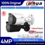 DH IPC-HFW2441S-S 4MP IR WizSense Fixed-focal Built in MIC Bullet IP Camera 2.8mm/3.6mm Black