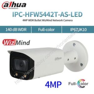 DH IPC-HFW5442T-AS-LED 6mm 4MP Day Night Full Color IP Camera Pro AI IP67 POE