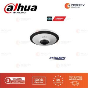 DH Original 5MP Fisheye AI Starlight IPC-EW5541-AS IP Camera PoE Built-in Mic