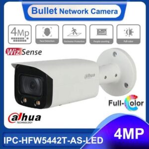 DH Pro AI 4MP Full-Color Starlight PoE WizMind IP Camera IPC-HFW5442T-AS-LED 6mm