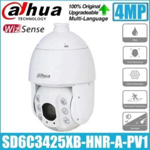 DH SD6C3425XB-HNR-A-PV1 4MP 25x Starlight IR WizSense Network PTZ Camera 150m IR Full-color Face Detection IP Camera