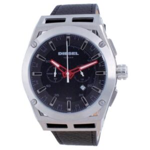 Diesel Timeframe Chronograph Leather Quartz DZ4543 100M Men's Watch