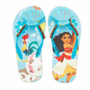 Disney Store Moana Flip Flops Sandals Shoes Girl Size 9/10