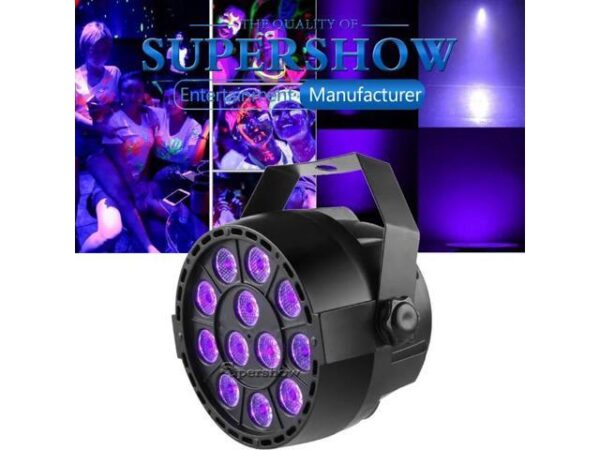 DJ Lighting 12*3W LED UV Par Light DMX Interface Remote Control Light for Disco Dance Hall Bar DJ Lighting 12*3W LED UV Par Light DMX Interface Remote Control Light for Disco Dance Hall Bar