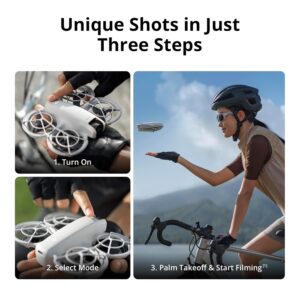 DJI Neo Fly More Combo, Mini Drone with 4K UHD Camera for Adults, 135g Self Flying Drone that Follows You, Palm Takeoff, Subject Tracking, QuickShots, Stabilized Video, with...