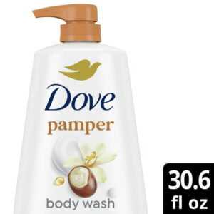 Dove Pampering Gentle Body Wash for Women Shea Butter & Vanilla, 30 fl oz