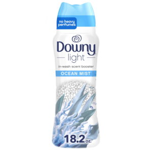 Downy Light In-Wash Scent Booster Laundry Beads, No Heavy Perfumes, Ocean Mist Scent, 18.2 oz