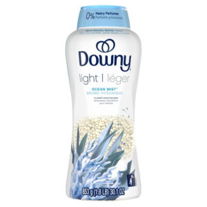 Downy Light In-Wash Scent Booster Laundry Beads, No Heavy Perfumes, Ocean Mist Scent, 30.1 oz