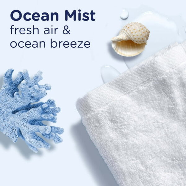 Downy Light In-Wash Scent Booster Laundry Beads, No Heavy Perfumes, Ocean Mist Scent, 24 oz