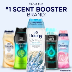 Downy Light In-Wash Scent Booster Laundry Beads, No Heavy Perfumes, Ocean Mist Scent, 24 oz