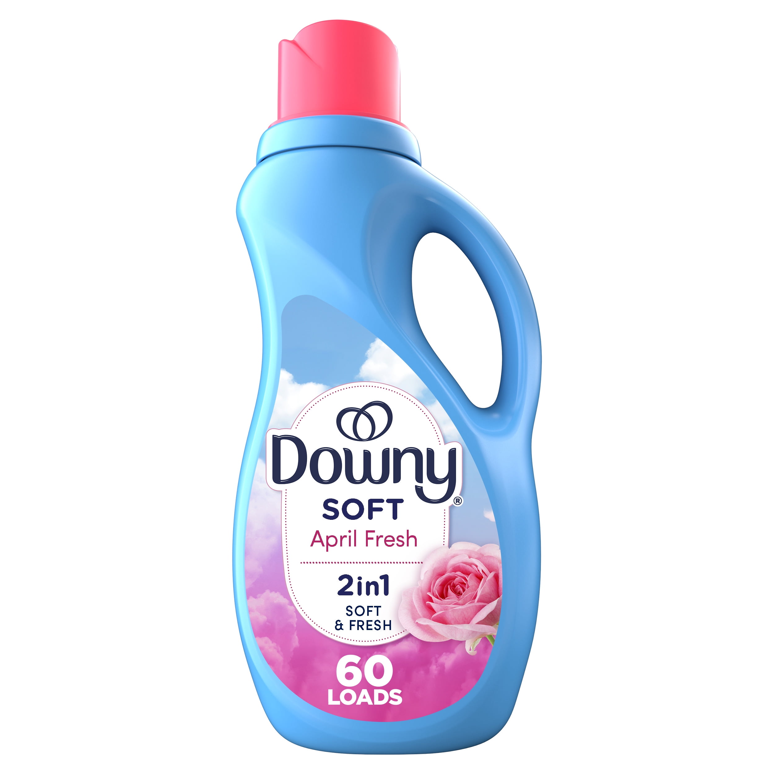 Downy Liquid Fabric Softener, April Fresh Scent, 44 fl oz, 60 Loads