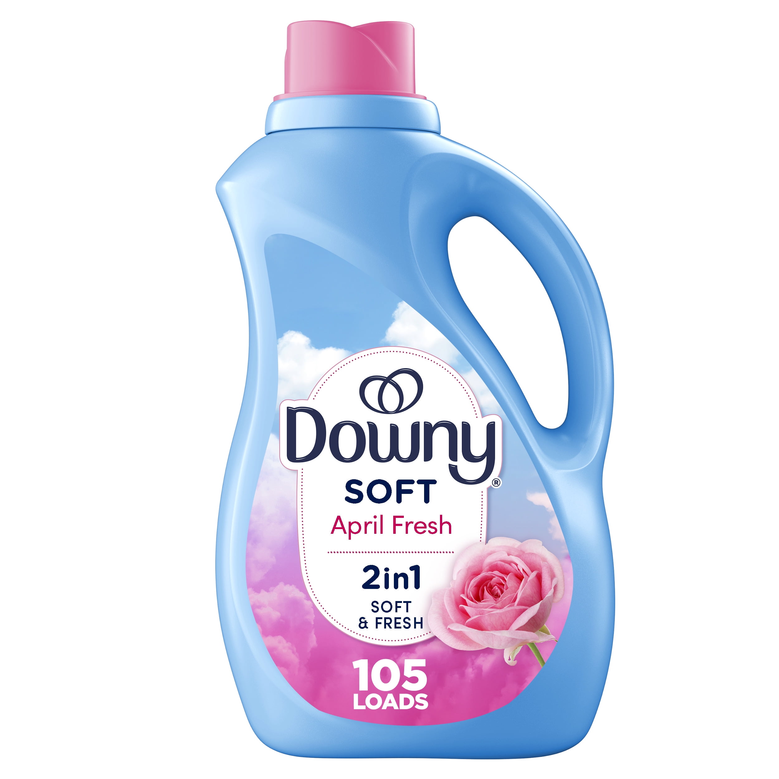 Downy Liquid Fabric Softener, April Fresh Scent, 77 fl oz, 105 Loads