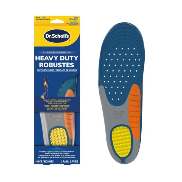 Dr. Scholl's Heavy Duty Support Insole Orthotics, Big & Tall, 200lbs+, Wide Feet, Shock Absorbing, Arch Support, Distributes Pressure, Trim to Fit Inserts, Work Boots & Shoes,... Dr. Scholl's Heavy Duty Support Insole Orthotics, Big & Tall, 200lbs+, Wide Feet, Shock Absorbing, Arch Support, Distributes Pressure, Trim to Fit Inserts, Work Boots & Shoes,...