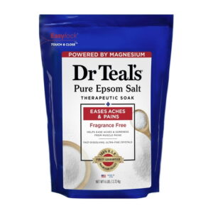 Dr Teal's Pure Epsom Salt Soak, Therapeutic, Fragrance Free, 6 lbs