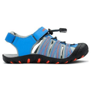 Dream Pairs Boys Girls Summer Athletic Sandals Kids Beach Walking Sandals 171111-K BLUE/GREY/RED Size 6 Big Kid