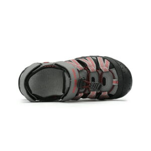 Dream Pairs Boys Girls Summer Athletic Sandals Kids Beach Walking Sandals 171111-K GREY/RED Size 6 todder