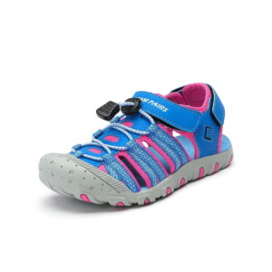 Dream Pairs Boys Girls Summer Athletic Sandals Kids Beach Walking Sandals 171111-K ROYAL/FUCHSIA Size 8 toddler