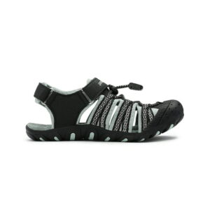 Dream Pairs Boys Girls Summer Athletic Sandals Kids Beach Walking Sandals 171111-K BLACK/GREY Size 1 Little Kid
