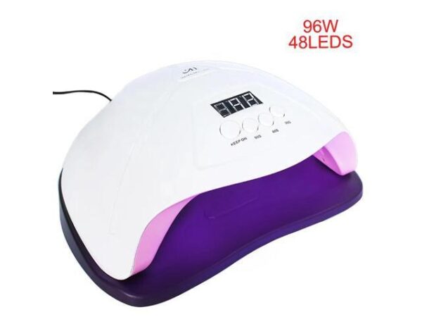 Dryer For LED Lamp 96/36W For All Gels 48/18 LED UV Lamp for Machine Curing 30s/60s/99sTimer Connector Dryer For LED Lamp 96/36W For All Gels 48/18 LED UV Lamp for Machine Curing 30s/60s/99sTimer Connector