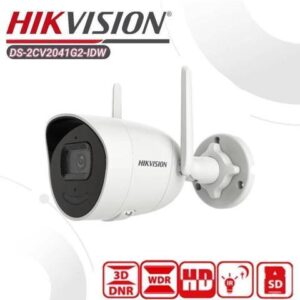 DS-2CV2041G2-IDW 4MP WiFi IP Bullet Camera Mic Speaker Two-way Audio 4mm Lens