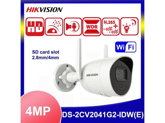 DS-2CV2041G2-IDW 4MP Wifi Wireless Built-in Mic Speaker Bullet Camera 4mm Lens