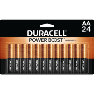 Duracell Coppertop AA Alkaline Batteries 24/PK
