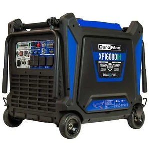 DuroMax XP16000iH 16,000 Watt Dual Fuel Portable Inverter Generator w/ CO Alert
