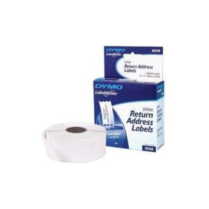 Dymo Labelwriter Return Address - Address Labels - Black On White - 0.75 In X 2 In - 500 Label(s) (