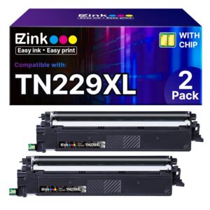 E-Z Ink Compatible Toner Cartridge Replacement for Brother TN229XL Toner Cartridges TN229XL Black High Yield to use with Brother MFC-L3780CDW HL-L3280CDW MFC-L3720CDW...